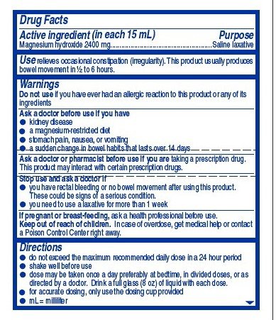 magnesia milk dosage child